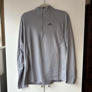 Nike Trail Men's DRI-FIT 1/2 Zip Mid Layer Top Grey Size Small FV9994-078 NEW